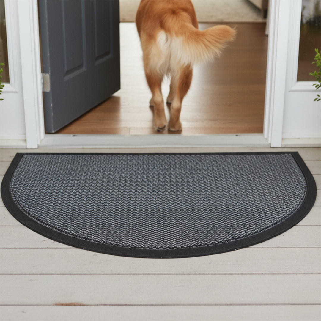 Everyday MeshGuard™ Semi-Circle Outdoor Pet Mat by Everyday Pet Deals