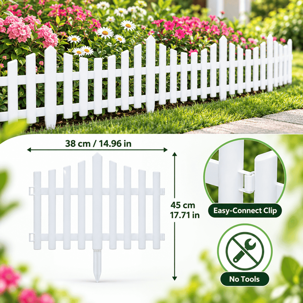 EverydayDeals™ Flexible Garden Fence