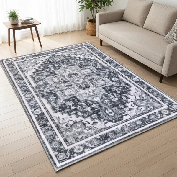 Everyday SoftStep™ Onyx Washable Area Rug by Everyday Pet Deals