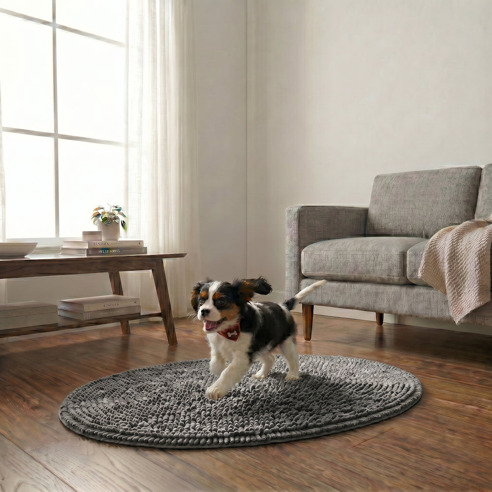 Everyday PawGuard™ Oval Pet Mat by Everyday Pet Deals