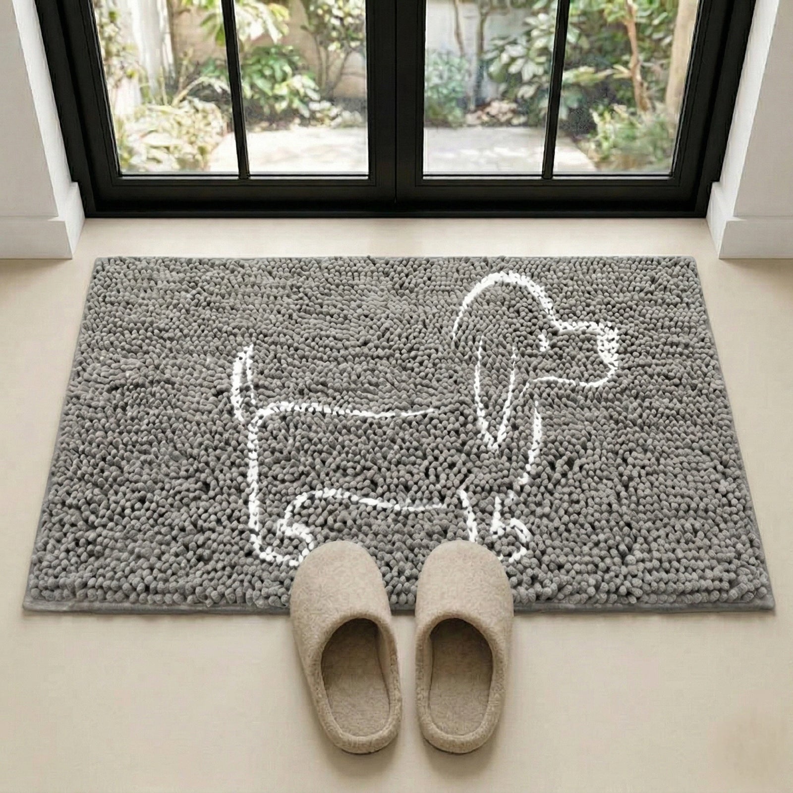 Everyday PawPrint™ Hot Dog Embroidered Mat by Everyday Pet Deals